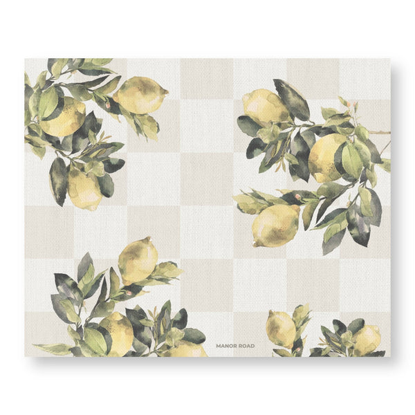 Manor Road Citrons Placemat 30pk