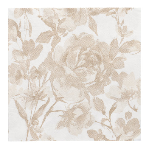 Papstar Napkins Royal Collection Rose Sand 40x40cm 20pk