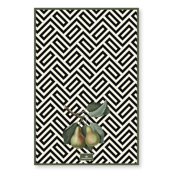 Manor Road Provincial Pear Microfibre Tea Towel