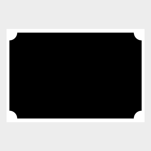 Zela Place Mats Simple Elegance Collection White Border 25pk