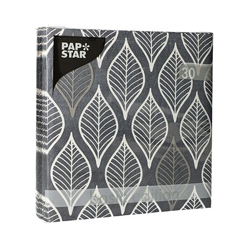 Papstar Napkins Basic Edition Leafy 33x33cm 30pk