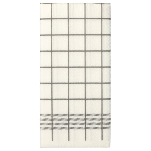 Papstar Napkins Kitchen Towel Punto Grey 39x40cm 30pk