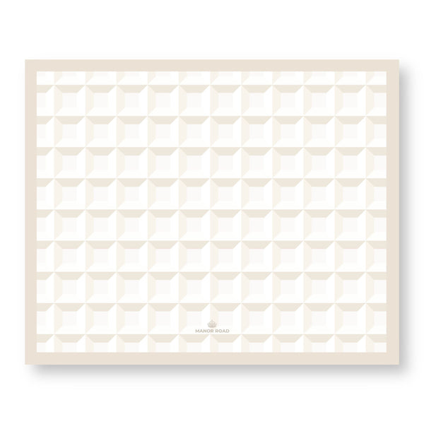 Manor Road Waffle Placemat 30pk