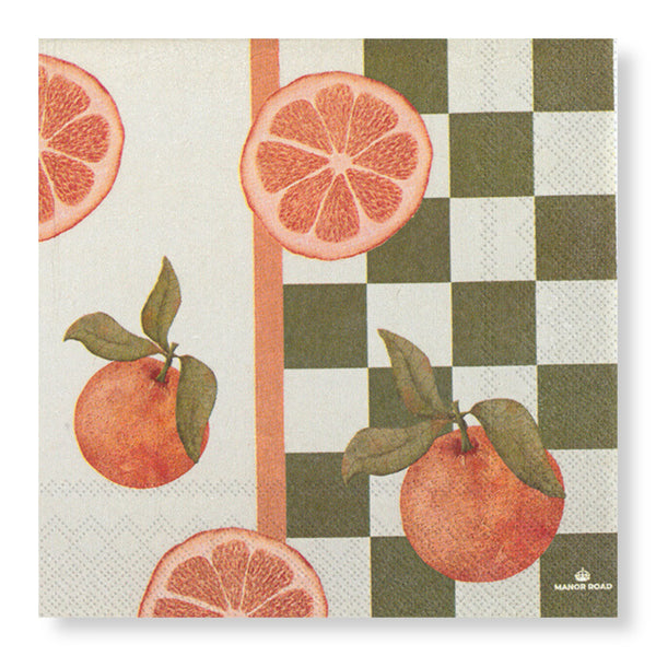 Manor Road Mimosa Cocktail Napkin 20pk