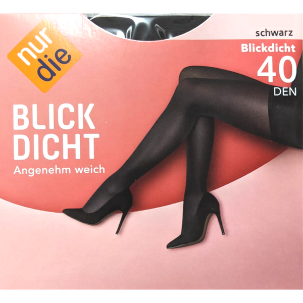 Nur Die Tights Opaque 40 Den Black Medium 1pk