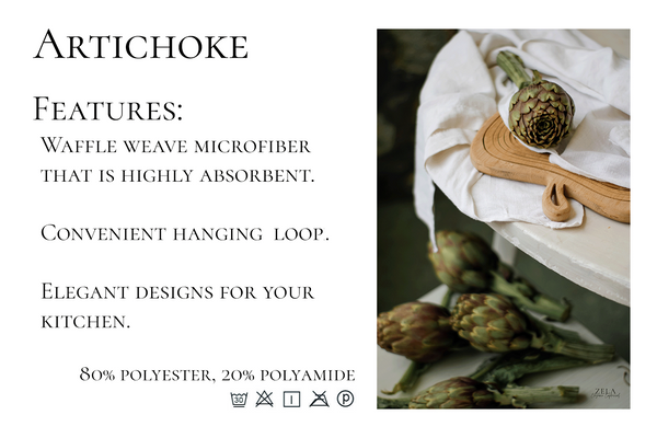 Zela Microfiber Dish Towel Artichoke 45x65Cm