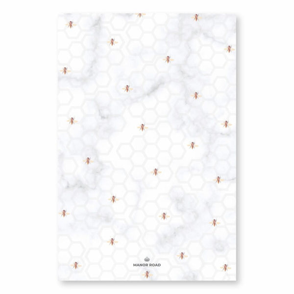 Manor Road Marbled Bee Microfibre Tea Towel