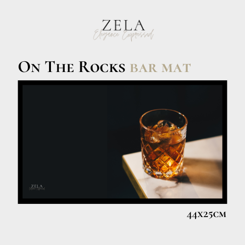 Zela Bar Mat On the Rocks 44x25