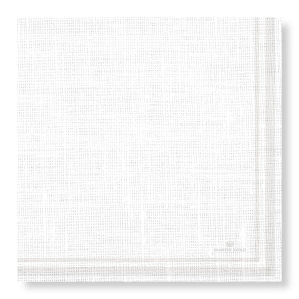 Manor Road Linen (Luxe White) Dinner Napkin 20pk