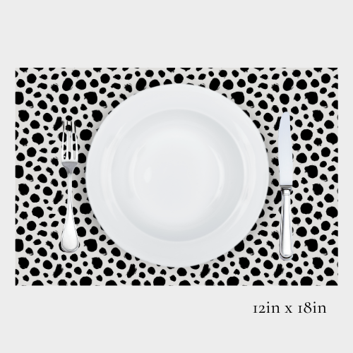 Zela Place Mats Timeless Elegance Polka Dots 25pk
