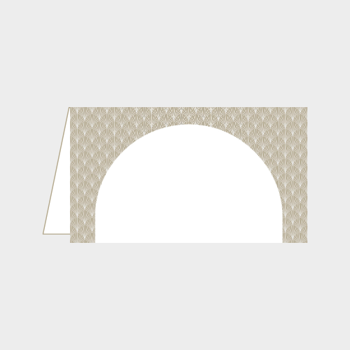 Zela Placecards Timeless Elegance Golden Shell 25pk