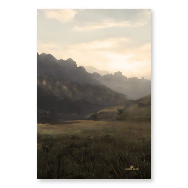 Manor Road The Landscape Microfibre Tea Towel