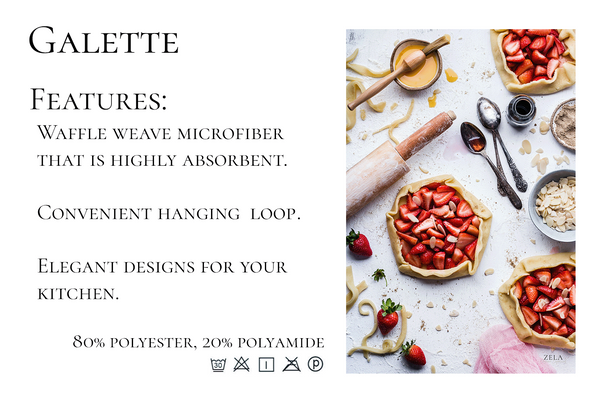 Zela Microfiber Dish Towel Galette 45x65Cm