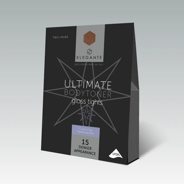 Ultimate Bodytoner Tights, Copper, L, 2 pair pack