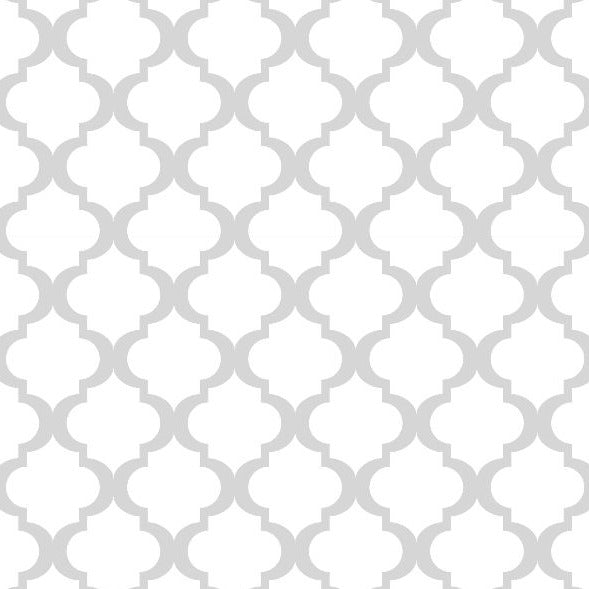 Zest Trading Greaseproof Paper Moroccan Silver Small   6" x 6" 50pk