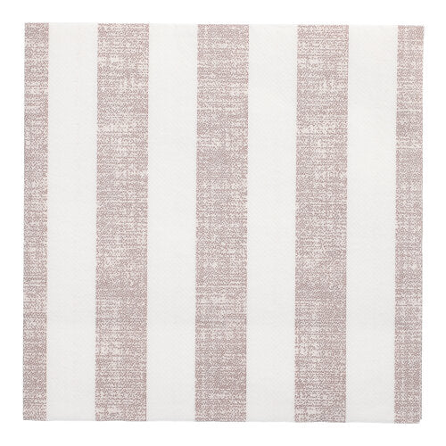 Papstar Napkins Royal Collection Lines Mocca 40x40cm 50pk