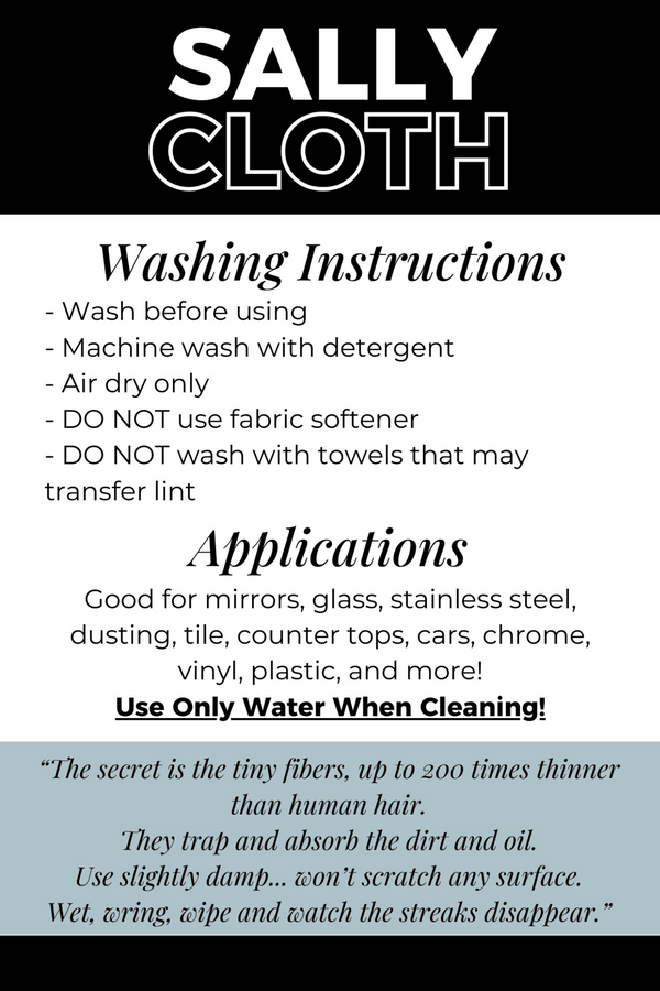 Campus&Co. Sally Cloth 5.5"x8.5"