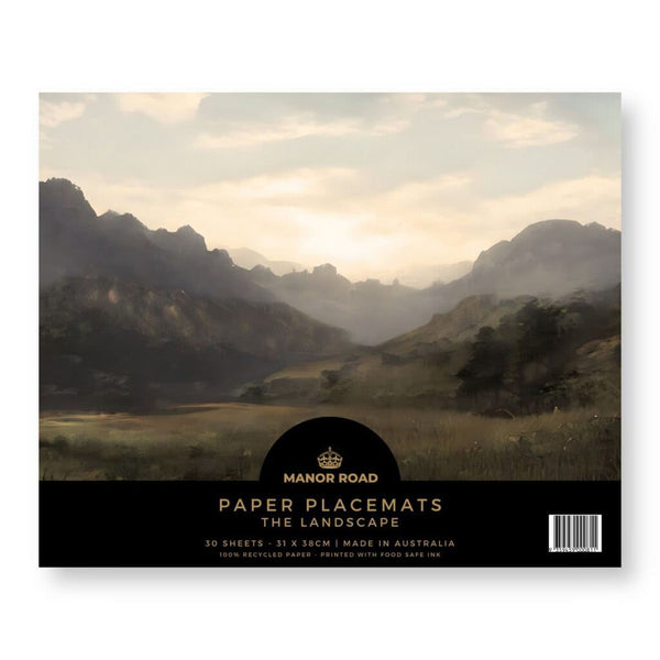 Manor Road The Landscape Placemat 30pk