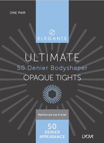 Elegante Ultimate Bodyshaper Tights Black Medium 1pk