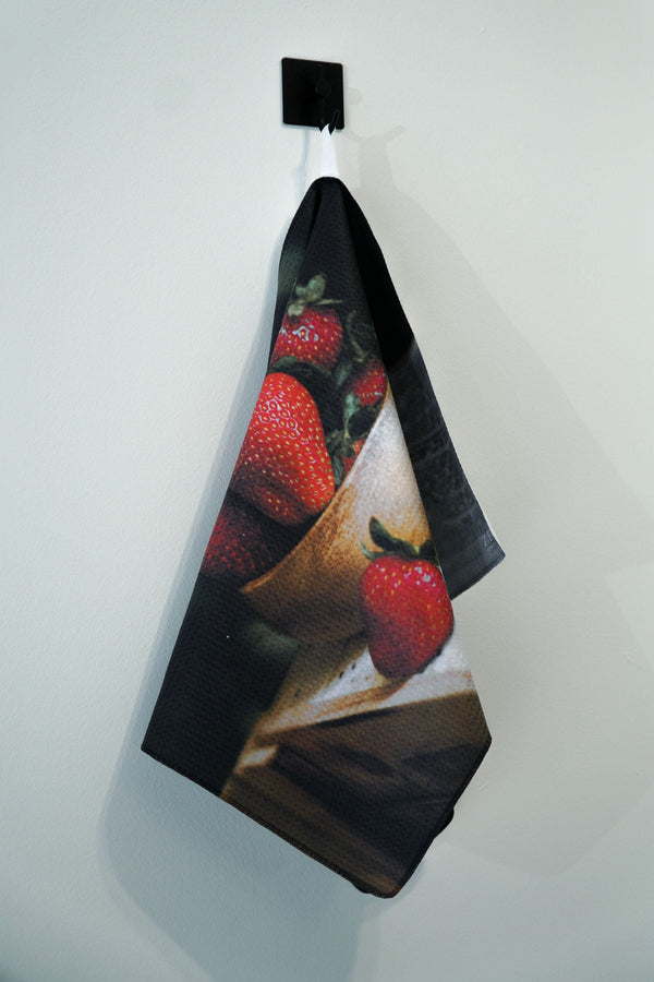 Zela Microfiber Dish Towel Strawberries 45x65Cm