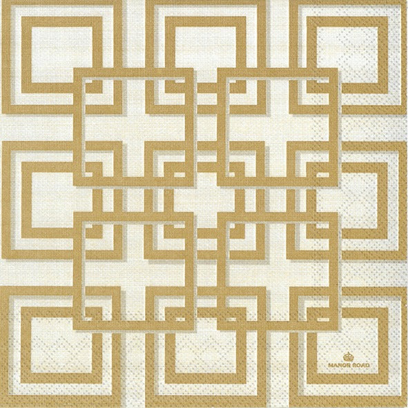 Manor Road Luxor Luncheon Napkin 20pk