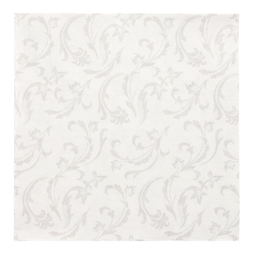 Papstar Napkins Papstar Royal Collection Damascato White 40x40cm 50pk