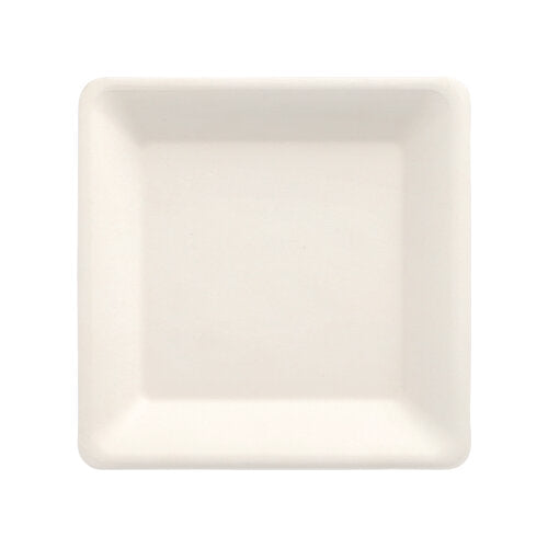 Papstar Sugar Cane Plates 15.5cm x 15.5cm 50pk