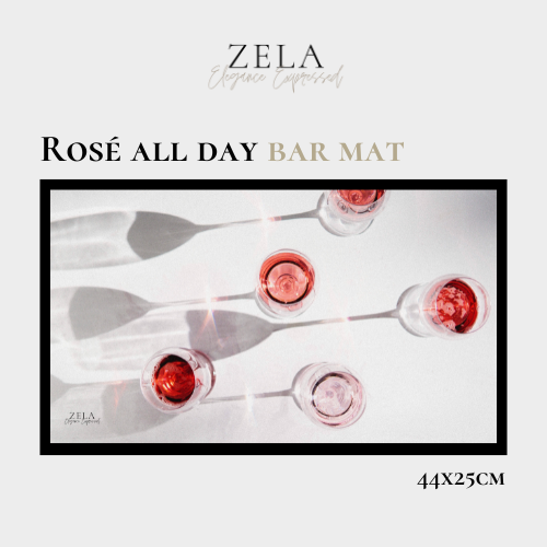 Zela Bar Mat Rose All Day   44x25
