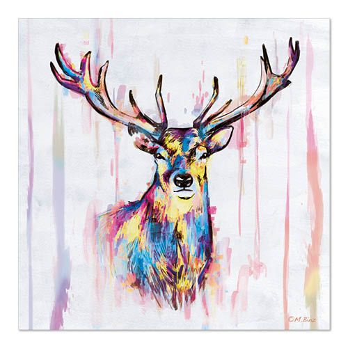 Papstar Napkins Classic Edition Colourful Deer 33x33cm 20pk