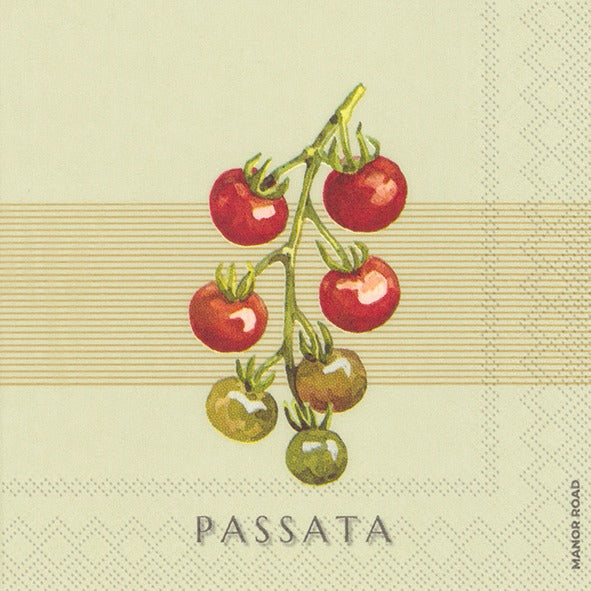 Manor Road Passata Luncheon Napkin 20pk