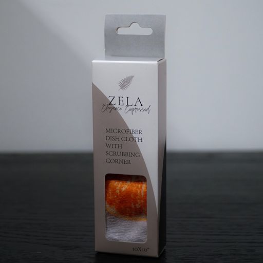 Zela Microfiber Dish Cloth Orange