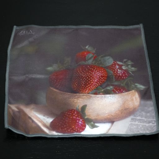 Zela Microfiber Dish Cloth Strawberries
