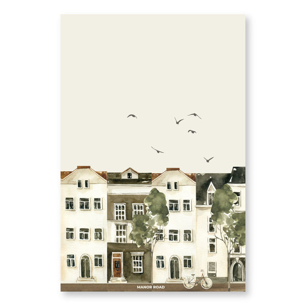Manor Road City Life Microfibre Tea Towel