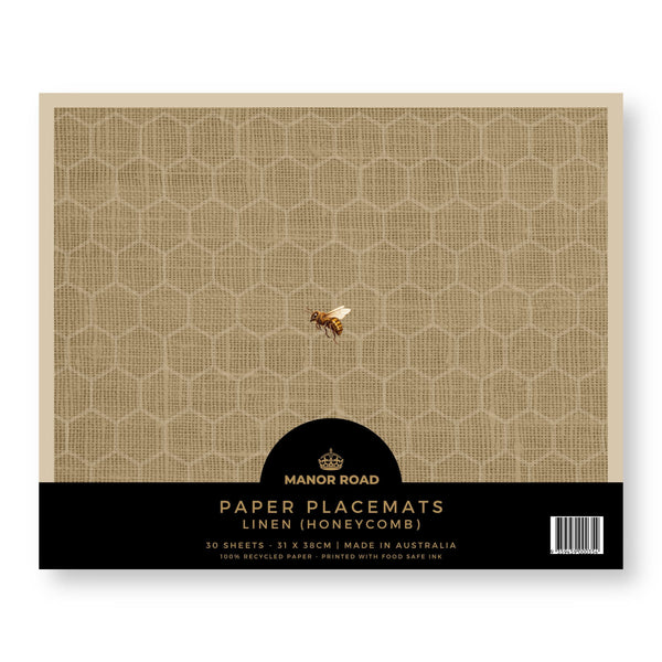 Manor Road Linen (Honeycomb) Placemat 30pk