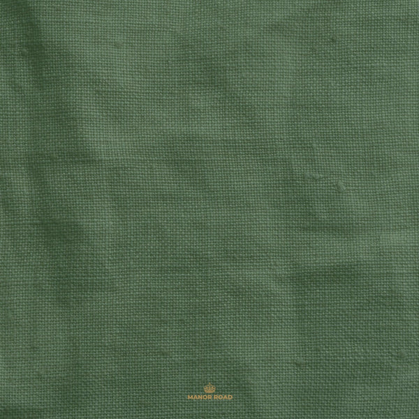 Manor Road Green Linen Presentation Card 8pk