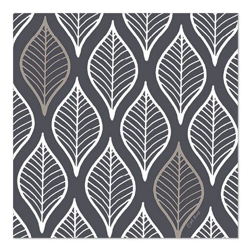 Papstar Napkins Basic Edition Leafy 33x33cm 30pk